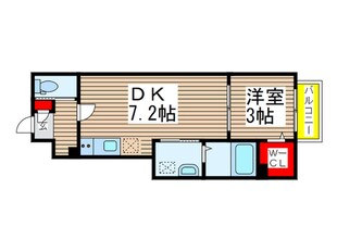 AJ都賀の物件間取画像